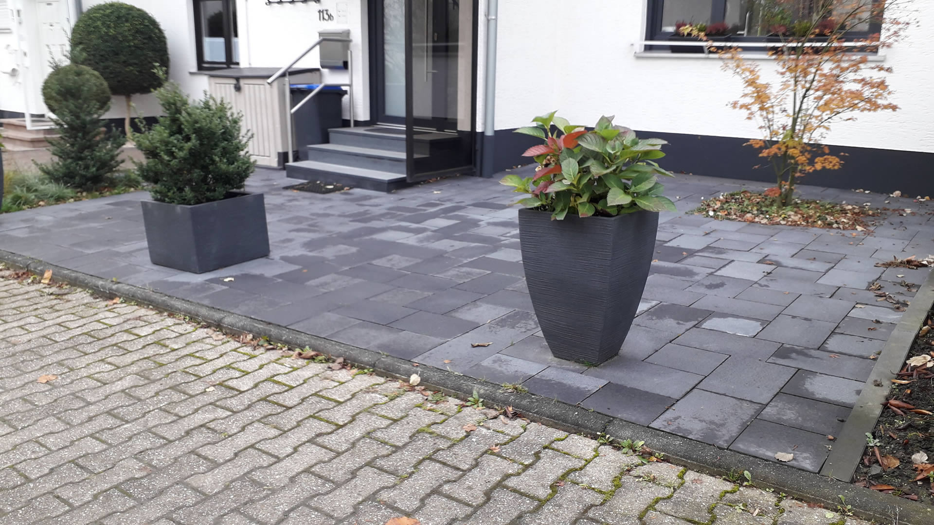 Kundenbeispiel Pflaster Brühl 202101 Garten und